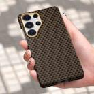 For Samsung Galaxy S25 Ultra 5G Metal Frame Nanofiber MagSafe Magnetic Phone Case(Gold) - 3