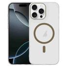 For iPhone 16 Pro Max Clear PC Injection MagSafe Phone Case(Desert Gold) - 1