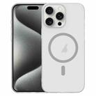 For iPhone 15 Pro Clear PC Injection MagSafe Phone Case(Titanium Gray) - 1