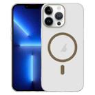 For iPhone 13 Pro Clear PC Injection MagSafe Phone Case(Desert Gold) - 1