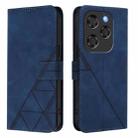 For Coolpad X100 Crossbody 3D Embossed Flip Leather Phone Case(Blue) - 2