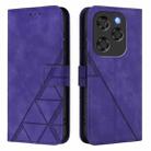 For Coolpad X100 Crossbody 3D Embossed Flip Leather Phone Case(Purple) - 2