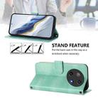 For Coolpad C16 Line Splicing Buckle Retro Leather Phone Case(Mint Green) - 3