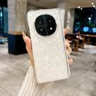 For OPPO Find N5 Magnetic Axis Pearlescent Shell Texture Phone Case(White) - 2