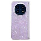 For OPPO Find N5 Magnetic Axis Pearlescent Shell Texture Phone Case(Purple) - 1