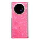 For vivo X Fold3 Magnetic Axis Pearlescent Shell Texture Phone Case(Red) - 1