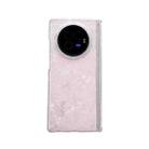 For vivo X Fold5 Magnetic Axis Pearlescent Shell Texture Phone Case(Pink) - 1