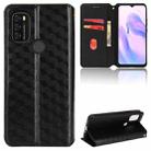 For Blackview A70 Cubic Grid Texture Flip Leather Phone Case(Black) - 1