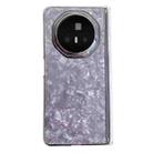 For Honor Magic V3 Magnetic Axis Pearlescent Shell Texture Phone Case(Pink) - 1