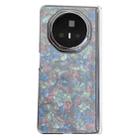 For Honor Magic V3 Magnetic Axis Pearlescent Shell Texture Phone Case(Beige) - 1
