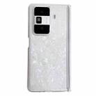 For Honor Magic Vs3 Magnetic Axis Pearlescent Shell Texture Phone Case(Beige) - 1