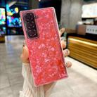 For Samsung Galaxy Z Fold Special Magnetic Axis Pearlescent Shell Texture Phone Case(Red) - 2