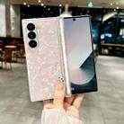 For Samsung Galaxy Z Fold5 5G Magnetic Axis Pearlescent Shell Texture Phone Case(Pink) - 2