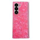 For Samsung Galaxy Z Fold6 5G Magnetic Axis Pearlescent Shell Texture Phone Case(Red) - 1
