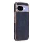 For Google Pixel 9a Electroplated PC Sheepskin Invisible Magnetic MagSafe Phone Case(Black) - 1