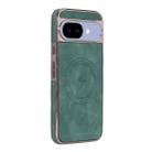 For Google Pixel 9a Electroplated PC Sheepskin Invisible Magnetic MagSafe Phone Case(Green) - 1