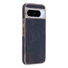 For Google Pixel 8 Pro Electroplated PC Sheepskin Invisible Magnetic MagSafe Phone Case(Black) - 1