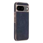 For Google Pixel 8 Electroplated PC Sheepskin Invisible Magnetic MagSafe Phone Case(Black) - 1
