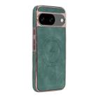 For Google Pixel 8 Electroplated PC Sheepskin Invisible Magnetic MagSafe Phone Case(Green) - 1