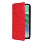 For Redmi A5 4G 173.3mm Cubic Grid Texture Flip Leather Phone Case(Red) - 2