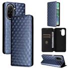 For Redmi A5 4G 173.3mm Cubic Grid Texture Flip Leather Phone Case(Blue) - 1
