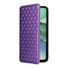For Redmi A5 4G 173.3mm Cubic Grid Texture Flip Leather Phone Case(Purple) - 2