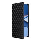 For Redmi Turbo 4 Pro 5G Cubic Grid Texture Flip Leather Phone Case(Black) - 2