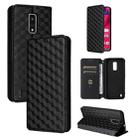 For BLU View 4 / BLU View 2 2023 Cubic Grid Texture Flip Leather Phone Case(Black) - 1