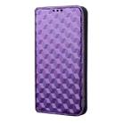 For BLU?Bold K10 / BLU G54 Cubic Grid Texture Flip Leather Phone Case(Purple) - 2