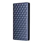 For Xiaomi 15 Ultra Cubic Grid Texture Flip Leather Phone Case(Blue) - 2