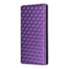 For Xiaomi 15 Ultra Cubic Grid Texture Flip Leather Phone Case(Purple) - 2