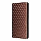 For Xiaomi 15 Ultra Cubic Grid Texture Flip Leather Phone Case(Brown) - 2