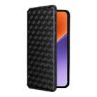 For Xiaomi 15 Cubic Grid Texture Flip Leather Phone Case(Black) - 2