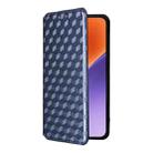 For Xiaomi 15 Cubic Grid Texture Flip Leather Phone Case(Blue) - 2