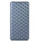 For Xiaomi Poco C55 / Redmi 12C Cubic Grid Texture Flip Leather Phone Case(Blue) - 2