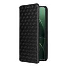 For Xiaomi Poco F7 Pro / F7 Ultra Cubic Grid Texture Flip Leather Phone Case(Black) - 2