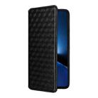 For Xiaomi Poco X7 Pro 5G / Redmi Turbo 4 5G Cubic Grid Texture Flip Leather Phone Case(Black) - 2