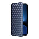 For Xiaomi Poco X7 Pro 5G / Redmi Turbo 4 5G Cubic Grid Texture Flip Leather Phone Case(Blue) - 2