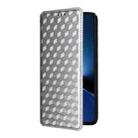 For Xiaomi Poco X7 Pro 5G / Redmi Turbo 4 5G Cubic Grid Texture Flip Leather Phone Case(Silver) - 2