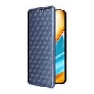 For Honor 90 GT 5G Cubic Grid Texture Flip Leather Phone Case(Blue) - 2