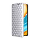 For Honor 90 GT 5G Cubic Grid Texture Flip Leather Phone Case(Silver) - 2