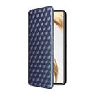 For Honor 200 Pro 5G Cubic Grid Texture Flip Leather Phone Case(Blue) - 2