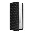 For Honor 300 Pro 5G Cubic Grid Texture Flip Leather Phone Case(Black) - 2