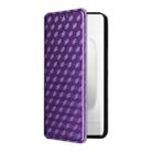 For Honor 300 Pro 5G Cubic Grid Texture Flip Leather Phone Case(Purple) - 2