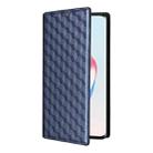 For Honor Magic6 Lite 5G / X9b 5G Cubic Grid Texture Flip Leather Phone Case(Blue) - 2