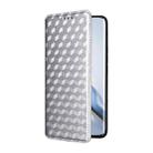 For Honor Magic6 Pro 5G Cubic Grid Texture Flip Leather Phone Case(Silver) - 2