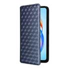 For Honor X5b / X5b Plus Cubic Grid Texture Flip Leather Phone Case(Blue) - 2