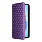 For Honor X5b / X5b Plus Cubic Grid Texture Flip Leather Phone Case(Purple) - 2