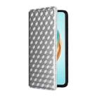 For Honor X6b 4G Cubic Grid Texture Flip Leather Phone Case(Silver) - 2