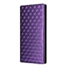 For Honor X60 5G / X9c Smart Cubic Grid Texture Flip Leather Phone Case(Purple) - 2